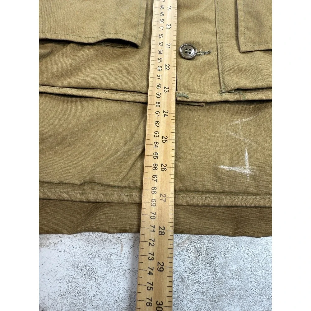 Vintage‎ Duxbak Hunting Vest Mens Large Aero Cloth Zelan Preshrunk Pockets 70s